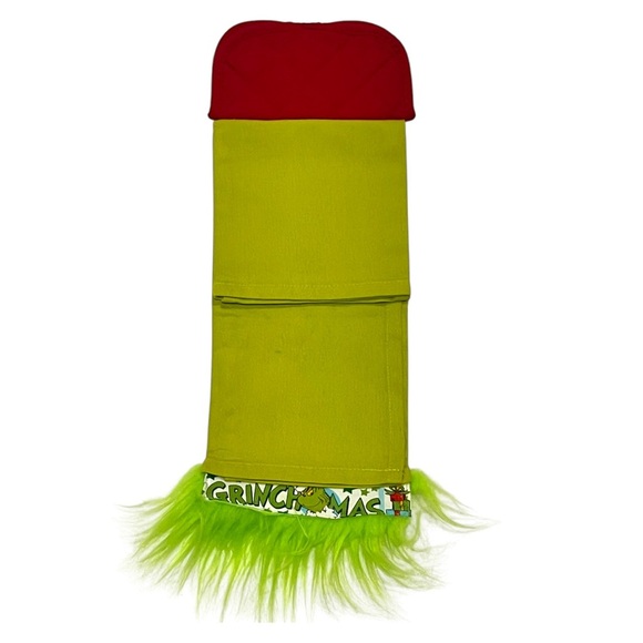 Christmas The Grinch Hand Towel Home Decor Kitchen Bathroom Green Red Holidays - Picture 3 of 5